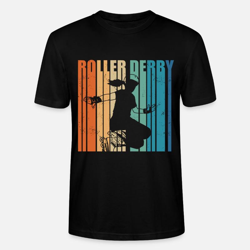 Roller Derby - Stanley/Stella Unisex Bio-T-Shirt CRAFTER - Schwarz