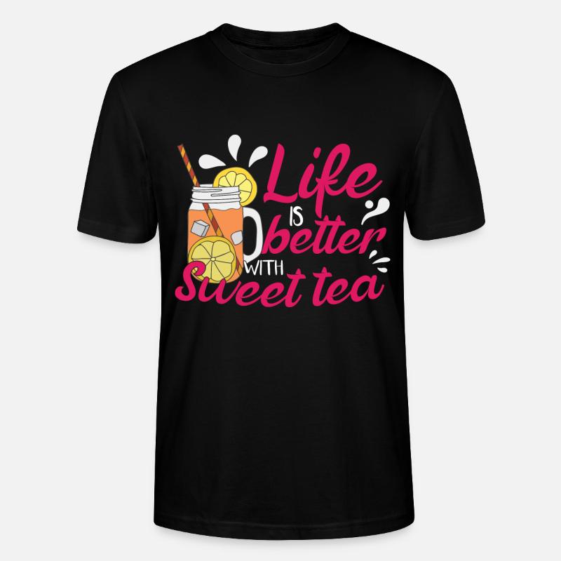 Frauen Süßer Tee - Stanley/Stella Unisex Bio-T-Shirt CRAFTER - Schwarz