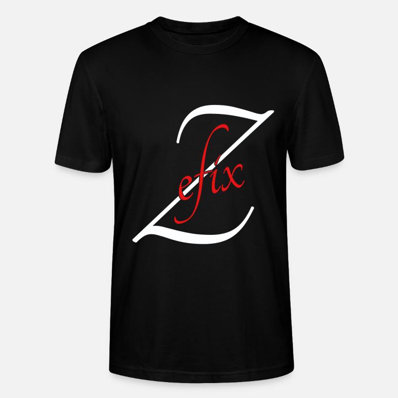 Zefix - Stanley/Stella Unisex Bio-T-Shirt CRAFTER - Schwarz