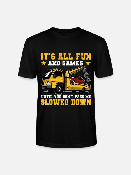 Abschleppwagen | Abschlepper Auto Panne Geschenke - Stanley/Stella Unisex Bio-T-Shirt CRAFTER - Schwarz