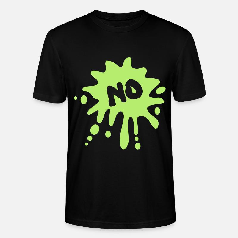 Non, des éclaboussures de peinture - T-shirt bio CRAFTER Stanley Stella Unisexe - noir