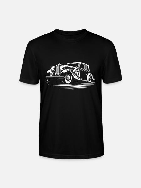 Elegance on wheels - Stanley/Stella CRAFTER Unisex Organic T-Shirt - black