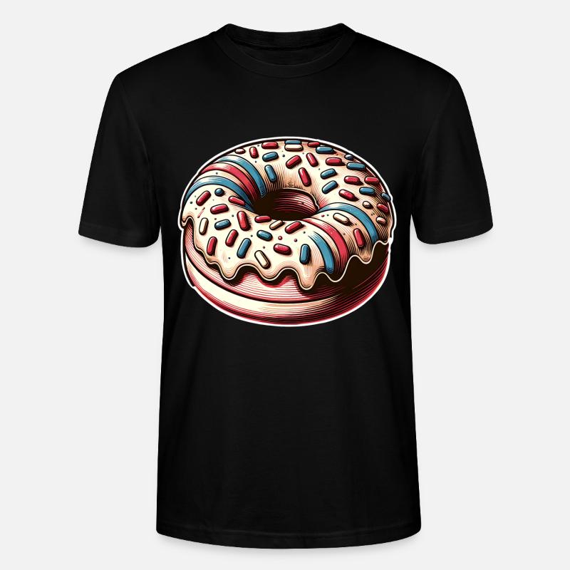 Donut - Stanley/Stella Unisex Bio-T-Shirt CRAFTER - Schwarz