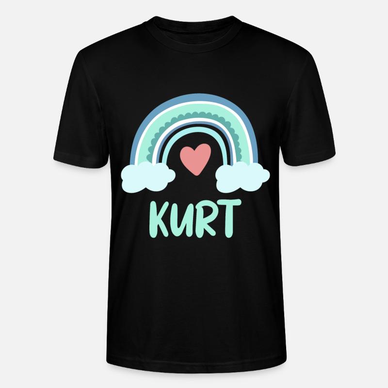 Kurt Nom Rainbow Baby - T-shirt bio CRAFTER Stanley Stella Unisexe - noir