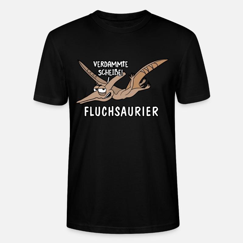 Fluchsaurier - Stanley/Stella Unisex Bio-T-Shirt CRAFTER - Schwarz
