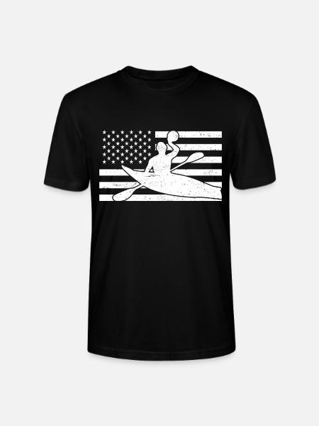 Canoë-polo - T-shirt bio CRAFTER Stanley Stella Unisexe - noir