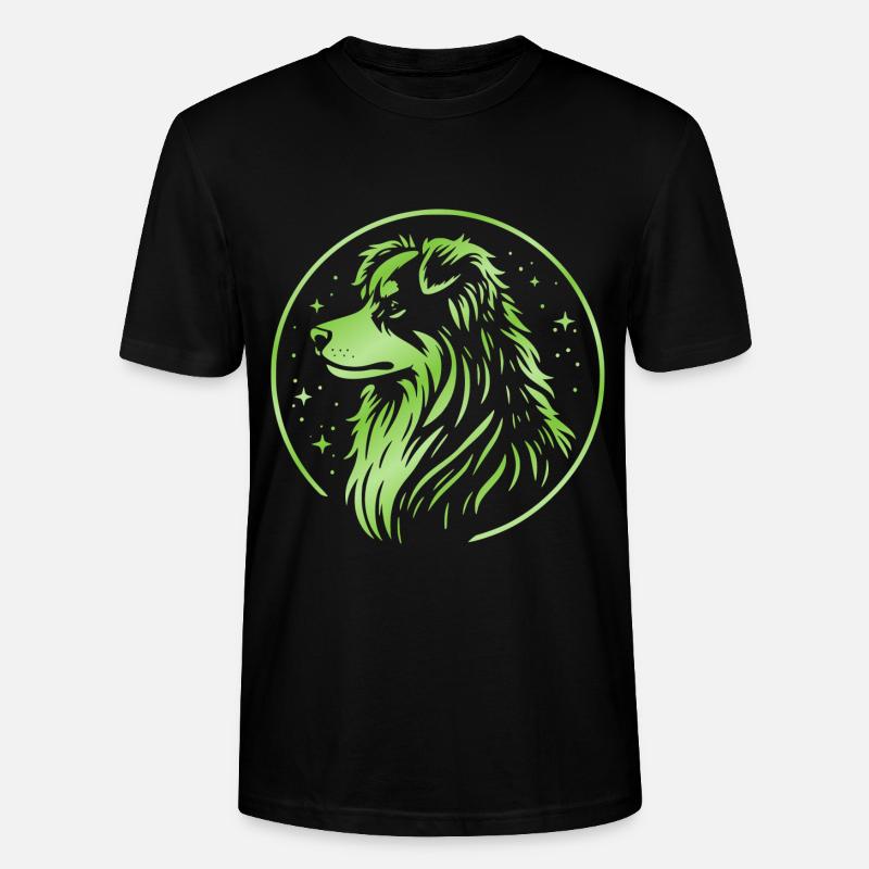 Chien de rêve Aussie vert - T-shirt bio CRAFTER Stanley Stella Unisexe - noir