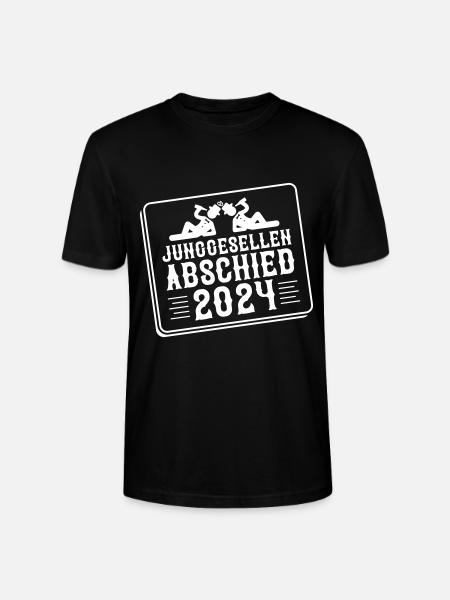 Junggesellen Abschied 2024 - Stanley/Stella Unisex Bio-T-Shirt CRAFTER - Schwarz