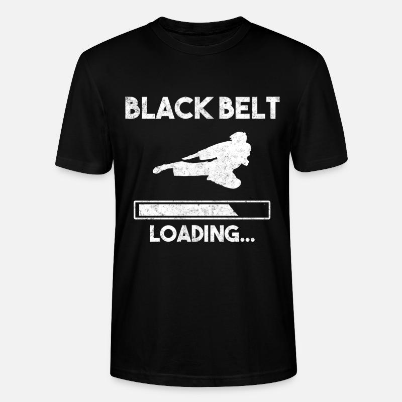 Blackbelt Loading Taekwondo - Stanley/Stella Unisex Bio-T-Shirt CRAFTER - Schwarz