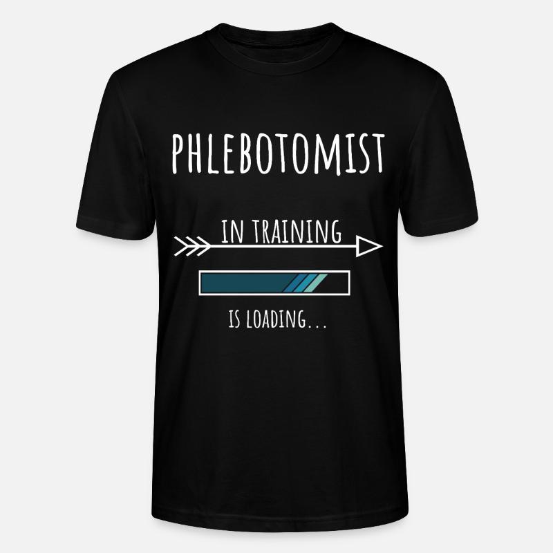 Phlebotomist in Training Profession Gift - Stanley/Stella CRAFTER Unisex Organic T-Shirt - black