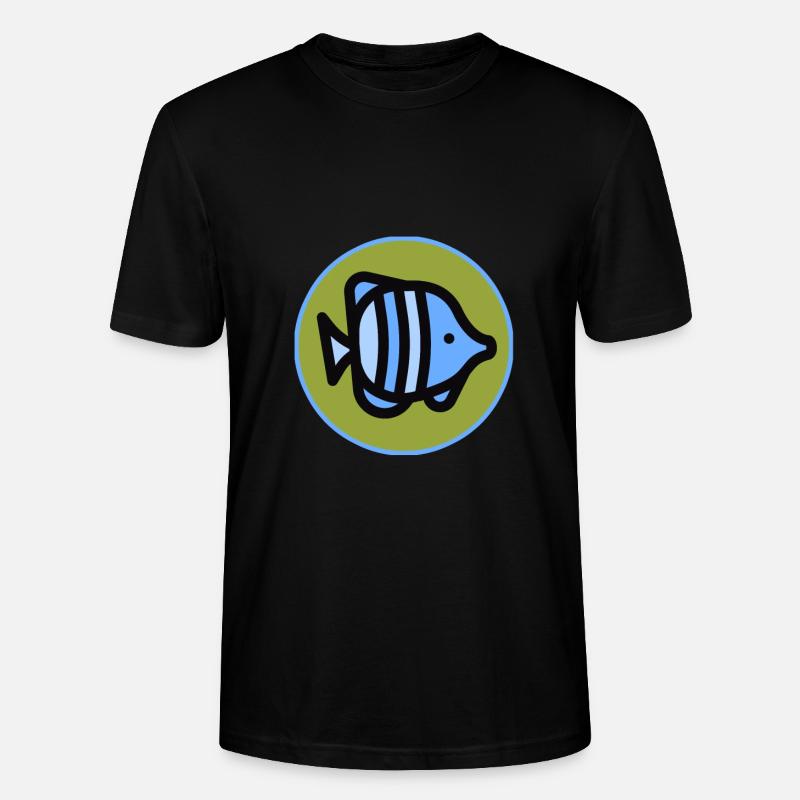 Poisson - poisson - poison - T-shirt bio CRAFTER Stanley Stella Unisexe - noir