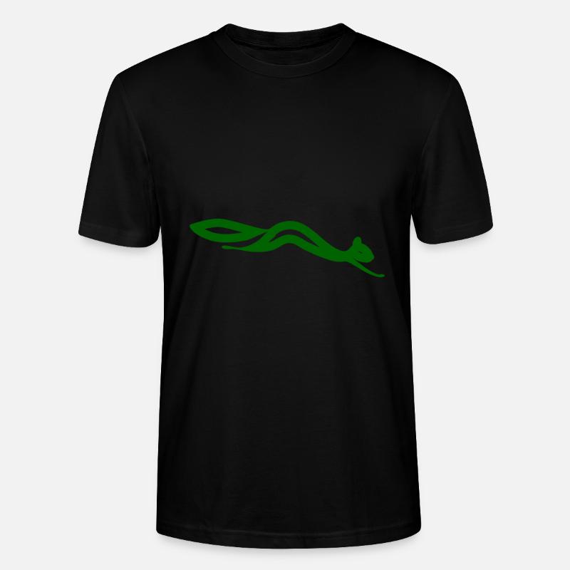 Eichhörnchen - Stanley/Stella Unisex Bio-T-Shirt CRAFTER - Schwarz