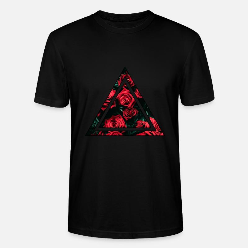 Rose - Stanley/Stella Unisex Bio-T-Shirt CRAFTER - Schwarz