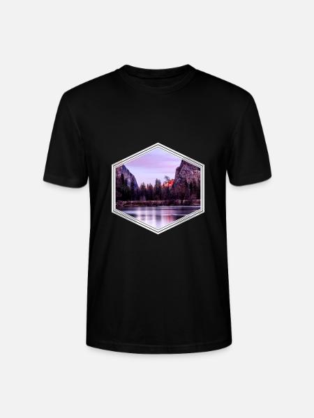 Berg - Stanley/Stella Unisex Bio-T-Shirt CRAFTER - Schwarz