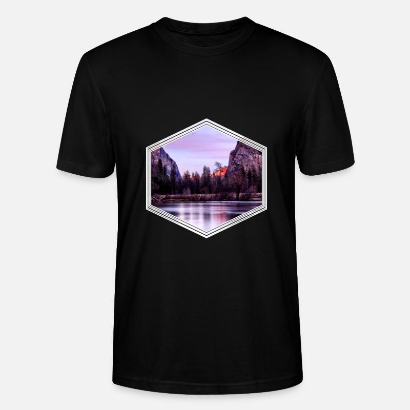 Berg - Stanley/Stella Unisex Bio-T-Shirt CRAFTER - Schwarz
