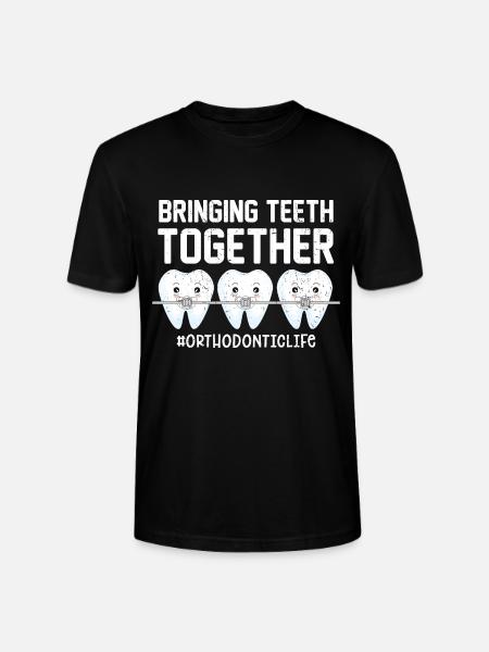 orthodontist - Stanley/Stella CRAFTER Unisex Organic T-Shirt - black