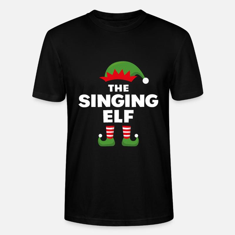 Die singende Elfe - Stanley/Stella Unisex Bio-T-Shirt CRAFTER - Schwarz
