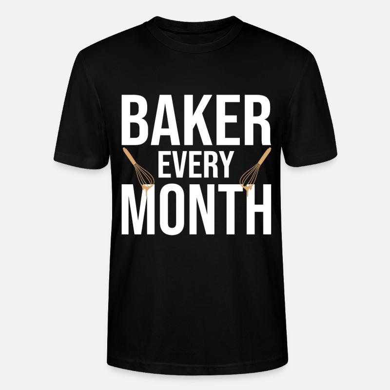 Bäcker - Stanley/Stella Unisex Bio-T-Shirt CRAFTER - Schwarz