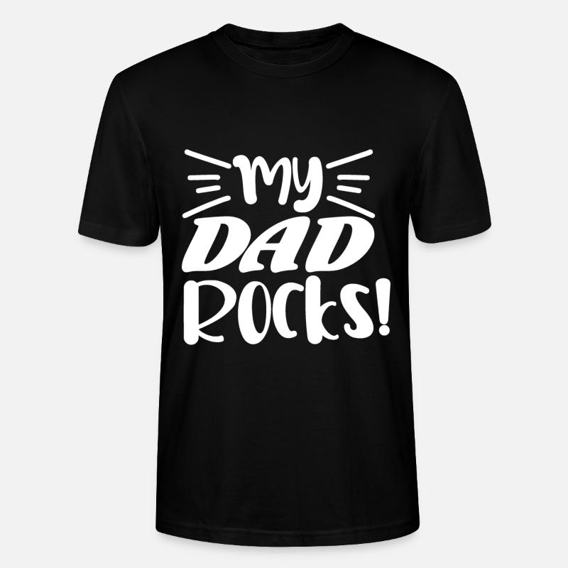 Mon père bascule - T-shirt bio CRAFTER Stanley Stella Unisexe - noir