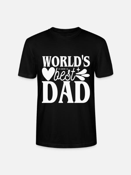 Verdens bedste far - verdens bedste far - - Stanley Stella CRAFTER unisex økologisk-T-shirt - sort