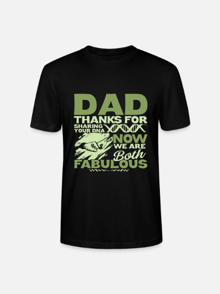 Sjov fars dag gaveform til søn og datter - Stanley Stella CRAFTER unisex økologisk-T-shirt - sort