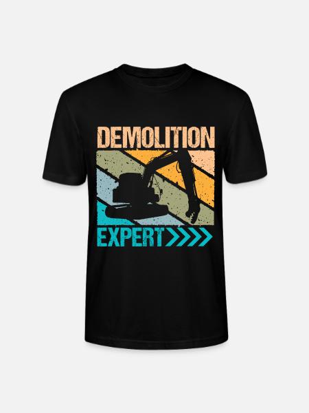 Demolition Expert Baggerfahrer - Stanley/Stella Unisex Bio-T-Shirt CRAFTER - Schwarz