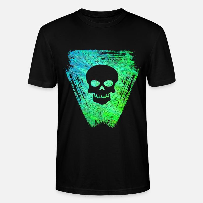 Crâne 2 E 5 - T-shirt bio CRAFTER Stanley Stella Unisexe - noir