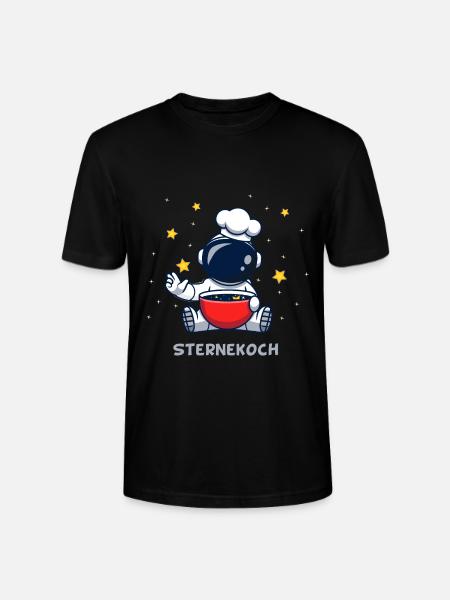 SterneKoch (Sternchen-Suppe-Edition) - Stanley/Stella Unisex Bio-T-Shirt CRAFTER - Schwarz