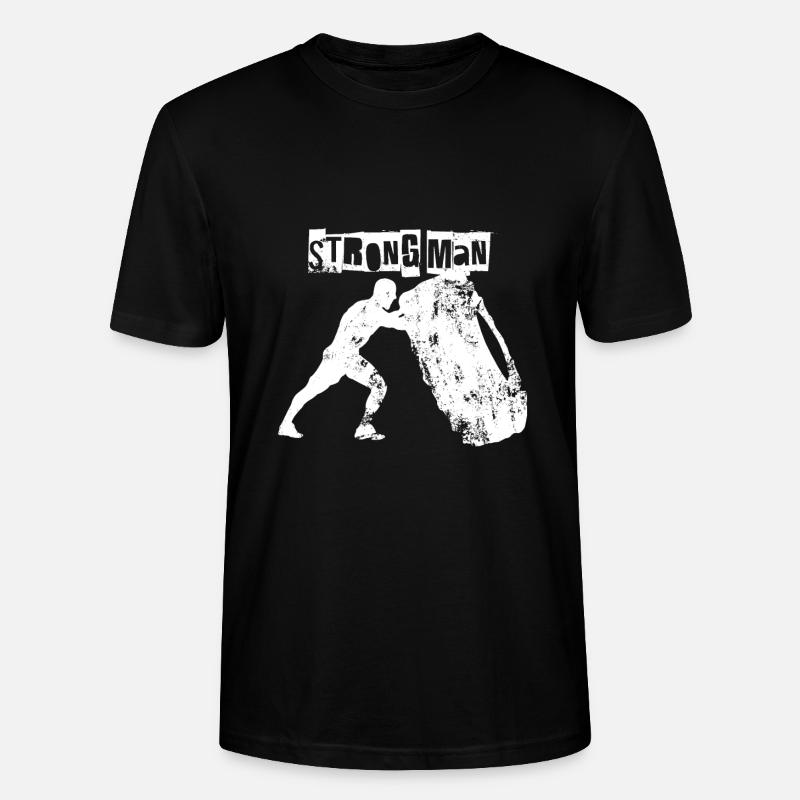 Strongman - Stanley/Stella Unisex Bio-T-Shirt CRAFTER - Schwarz