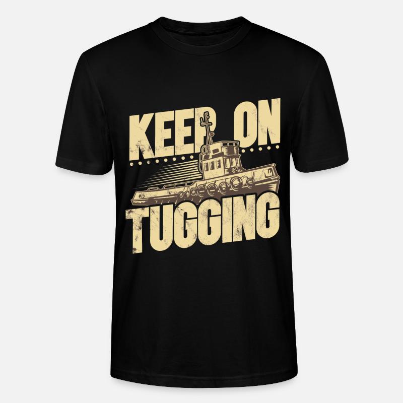 Schlepper Schleppboot Tug Life - Stanley/Stella CRAFTER Unisex Organic T-Shirt - black