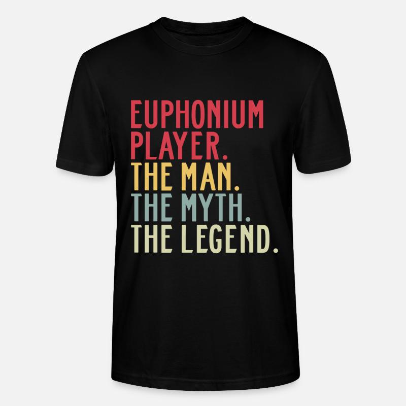 Euphonium Euphoniste Papa Proverbes Drôle - T-shirt bio CRAFTER Stanley Stella Unisexe - noir