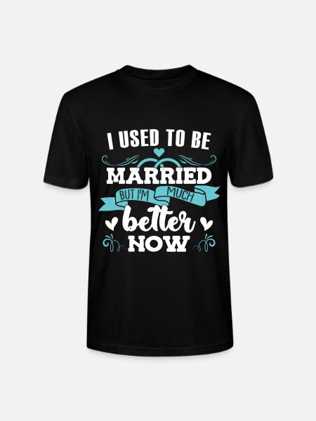Women Divorced - Stanley/Stella CRAFTER Unisex Organic T-Shirt - black