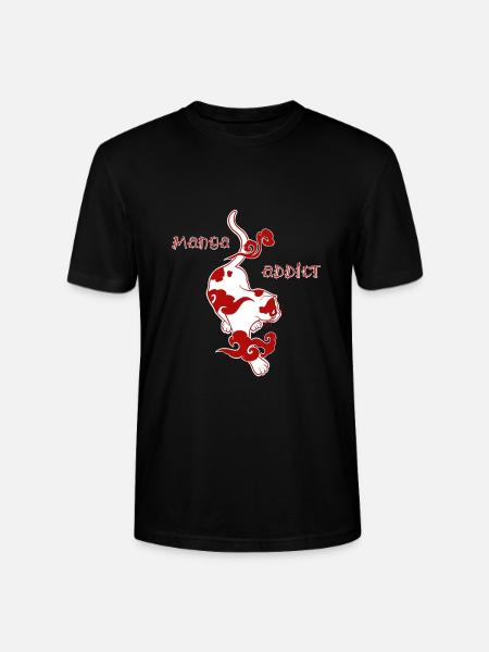 Manga addict - Stanley/Stella CRAFTER Unisex Organic T-Shirt - black
