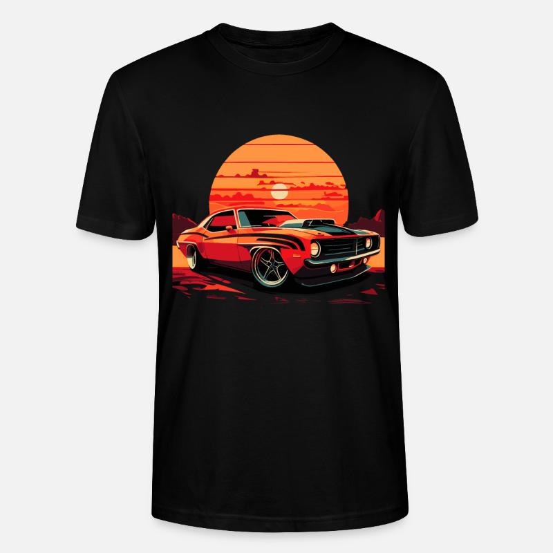 Muscle Car V8 - Stanley/Stella Unisex Bio-T-Shirt CRAFTER - Schwarz