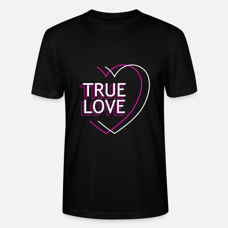 True Love - Stanley/Stella Unisex Bio-T-Shirt CRAFTER - Schwarz