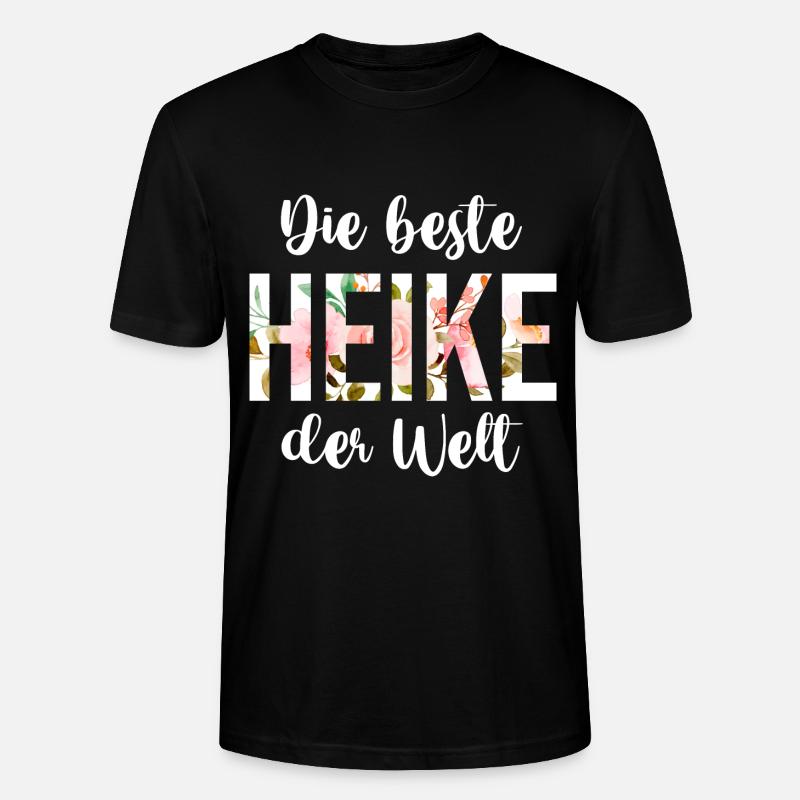 Heike - Stanley/Stella Unisex Bio-T-Shirt CRAFTER - Schwarz