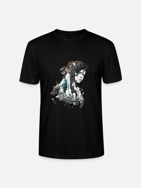 Anime No25 - Stanley/Stella Unisex Bio-T-Shirt CRAFTER - Schwarz