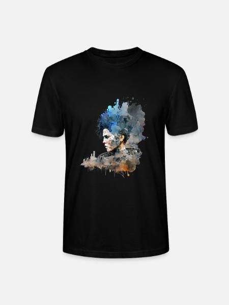 Mad Fury No21 - Stanley/Stella Unisex Bio-T-Shirt CRAFTER - Schwarz