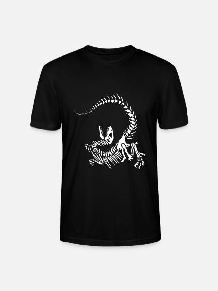 Raptor skeleton - Stanley/Stella CRAFTER Unisex Organic T-Shirt - black