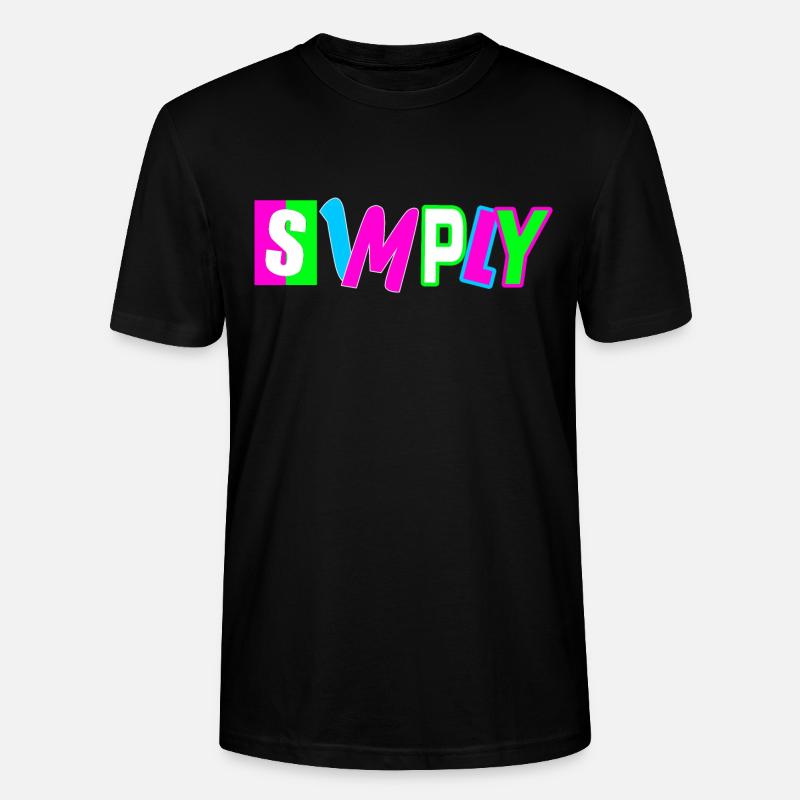 Simplement - T-shirt bio CRAFTER Stanley Stella Unisexe - noir