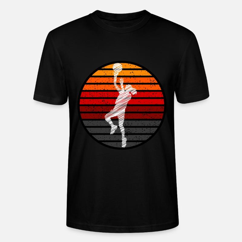 Basketteur - T-shirt bio CRAFTER Stanley Stella Unisexe - noir