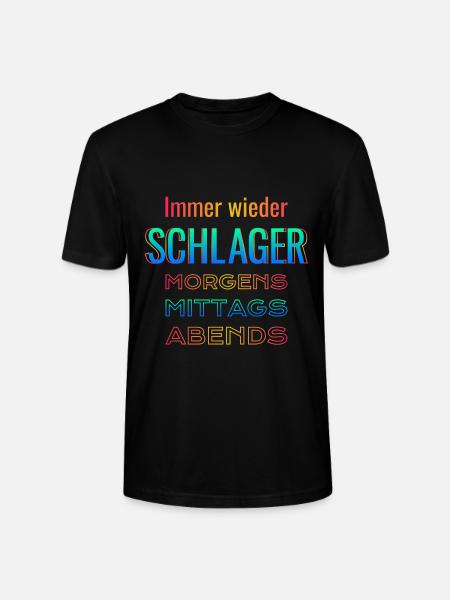 Again and again Schlager - Stanley/Stella CRAFTER Unisex Organic T-Shirt - black