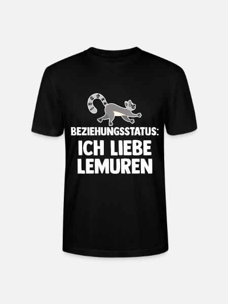 Lemur - Stanley/Stella Unisex Bio-T-Shirt CRAFTER - Schwarz