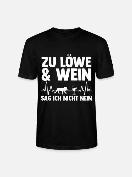 Löwe Löwen - Stanley/Stella Unisex Bio-T-Shirt CRAFTER - Schwarz