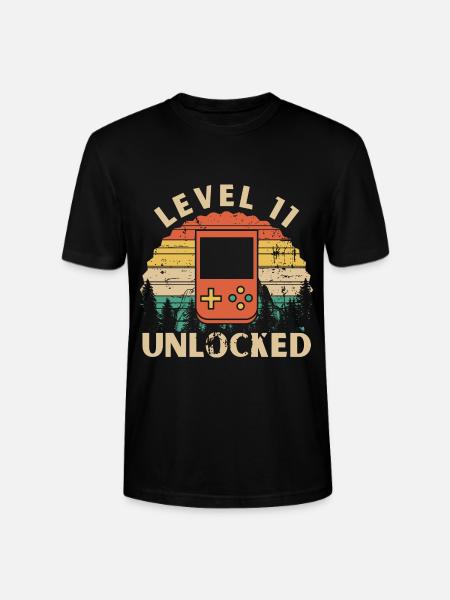 Level 11 freigeschaltet - Stanley/Stella Unisex Bio-T-Shirt CRAFTER - Schwarz