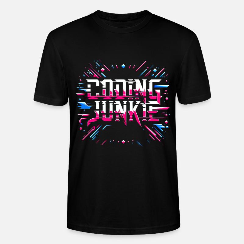 Coding Junkie 15 - Stanley/Stella Unisex Bio-T-Shirt CRAFTER - Schwarz