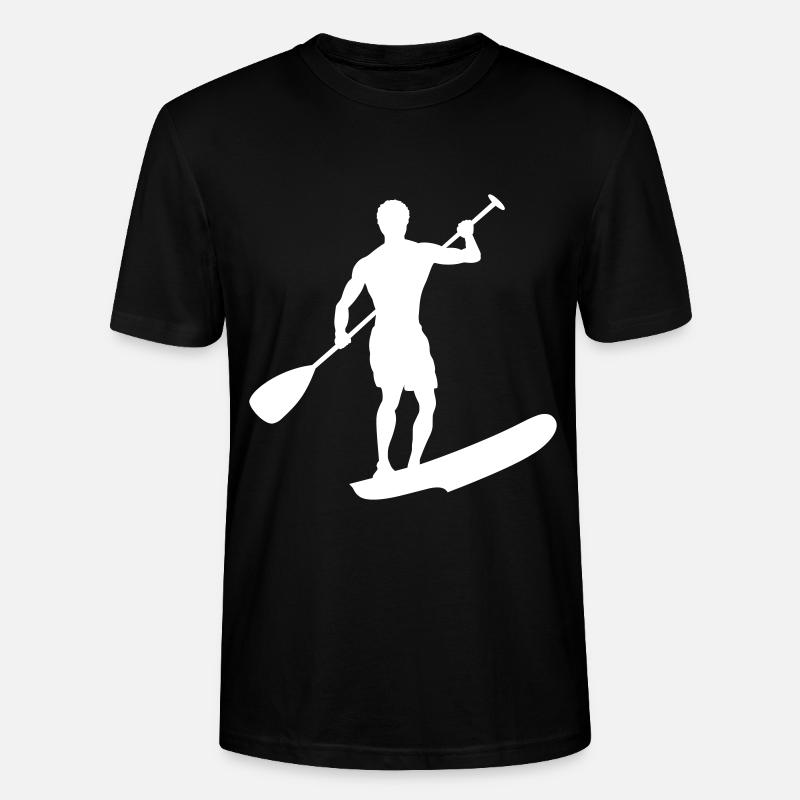 SUP Sportler Design - Stanley/Stella Unisex Bio-T-Shirt CRAFTER - Schwarz