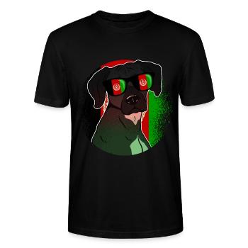 Afghanistan - T-shirt bio CRAFTER Stanley Stella Unisexe - noir - Devant - Alina (178cm) & Michal (187cm)
