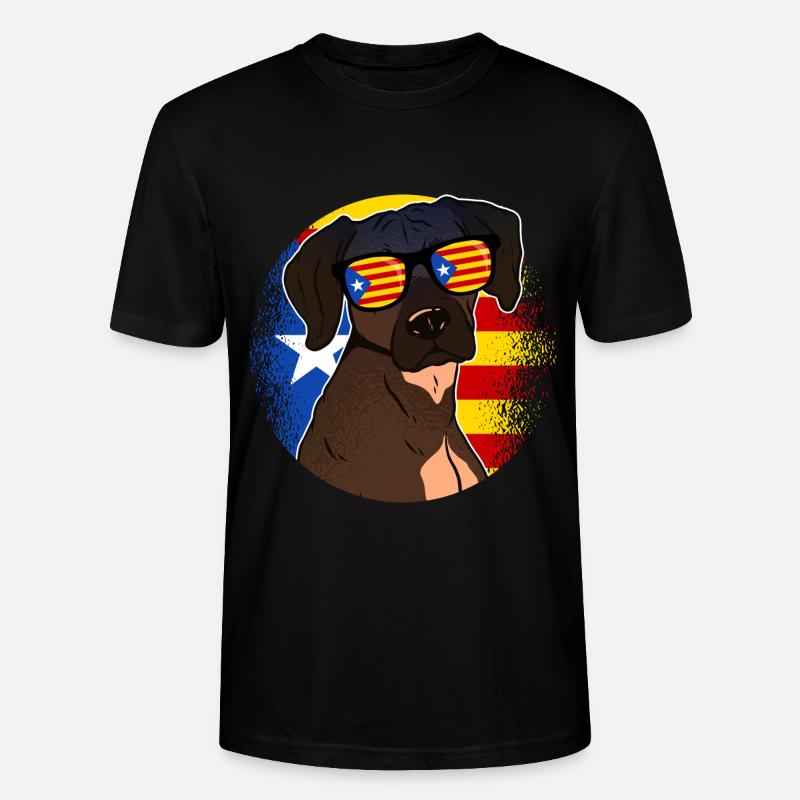Katalonien - Stanley/Stella Unisex Bio-T-Shirt CRAFTER - Schwarz