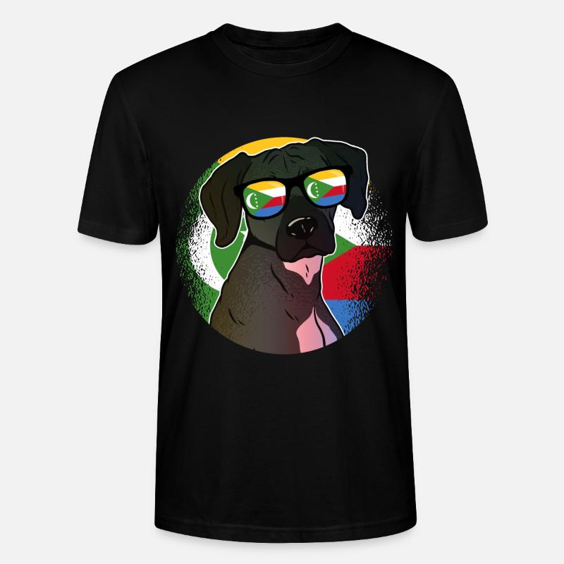 Komoren - Stanley/Stella Unisex Bio-T-Shirt CRAFTER - Schwarz